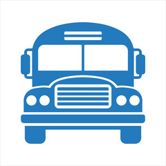 School bus icon. Public transport icon