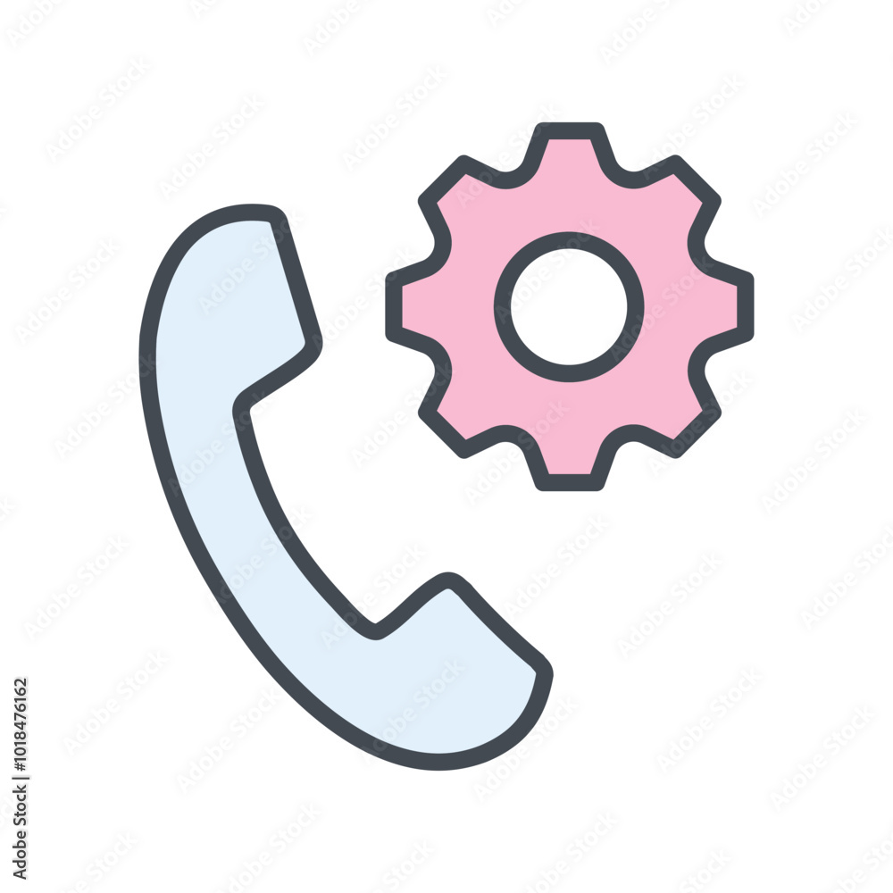 Wall mural Technical Help Vector Icon