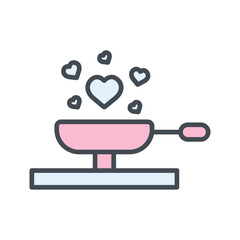 Cooking Love Vector Icon