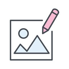 Photography Editing Vector Icon