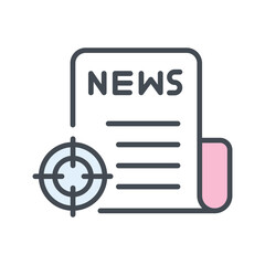News Scoop Vector Icon