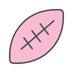 Rugby Vector Icon