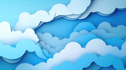 Vibrant blue sky ideal for use as a background in various media formats Vibrant blue sky background for multimedia use