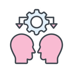 Conflict Management Vector Icon