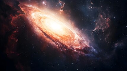 Mesmerizing Galactic Explosion A Breathtaking Cosmic Masterpiece of Interstellar Brilliance