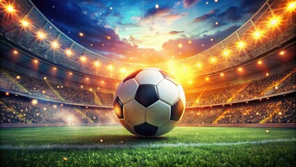 Energetic football-themed wallpaper perfect for sports aficionados, transforming interiors into lively environments that celebrate the excitement and spirit of the game.