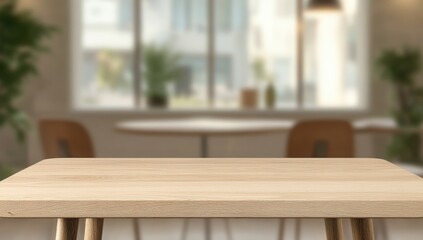 Blurred office interior with people working in the background, a business meeting concept. The glass wall of a modern open space for a casual company or co-working area. 