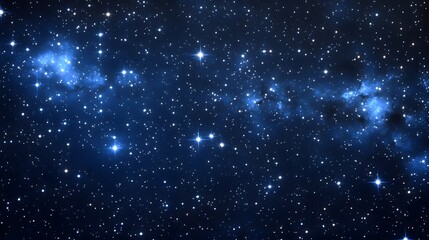 Obraz premium Night Sky with Stars and Nebula
