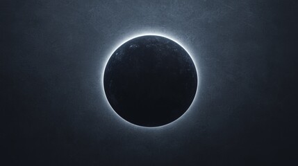 A glowing neon circle against a dark textured background, symbolizing minimalism and modern design.