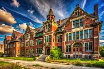 Gary, Indiana's abandoned schools present a fascinating exploration of aging educational architecture, blending historical significance with striking imagery of decay and forgotten spaces.
