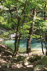 Moraine lake in the Myeongseongsan Mountain, south korea.