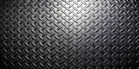 Shiny black metal foil with a patterned texture, metallic, glossy, reflective, background, surface, abstract, sleek