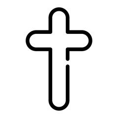 Fototapeta premium religion line icon