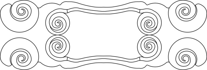 Drawing sketches vector illustrations silhouette designs ornaments carvings classic vintage abstract ethnic traditional modern