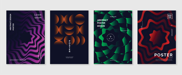 Cover template collection. Ideal design for social media, cover, banner, flyer.