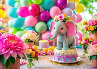 Join us for a delightful baby shower featuring an adorable baby girl elephant theme! Celebrate with festive decorations and create sweet memories with loved ones.