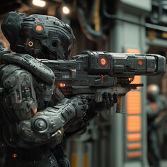 Armoured solder is on high alert