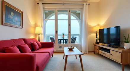 Fototapeta premium living room interior