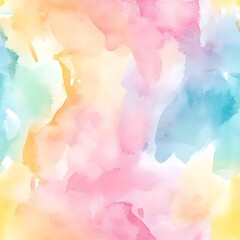 Brush abstract watercolor background with seamless pattern.