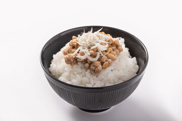 納豆しらすごはん