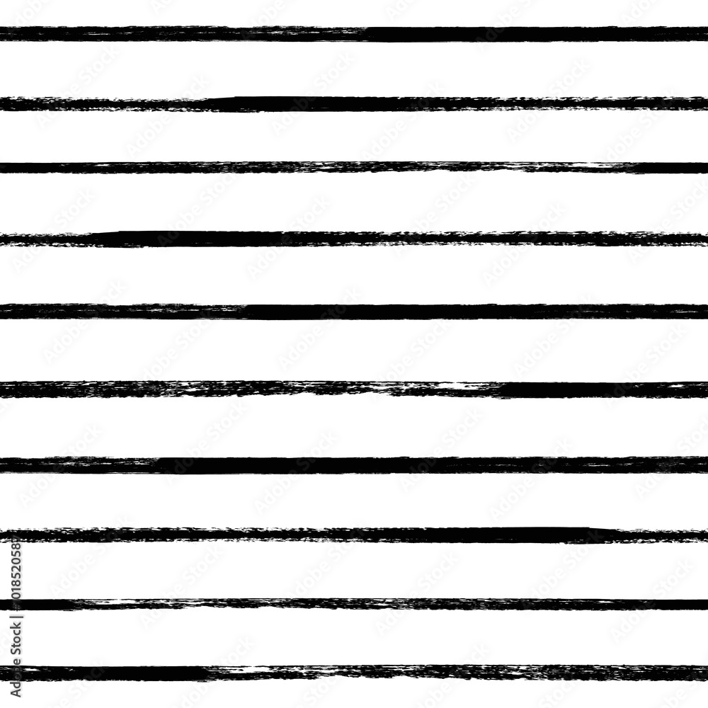 Aufkleber vector stripes pattern. seamless black and white brush stroke background. striped print with distres