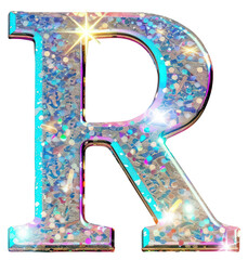 PNG Glitter letter flat sticker number symbol text.