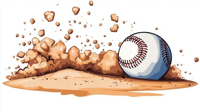 Baseball Ball clip art preview