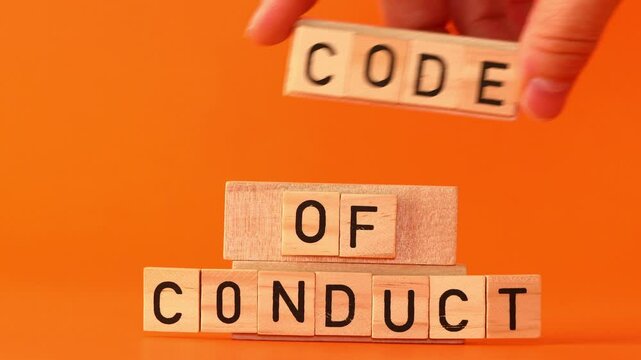 Code of Conduct, Business Concept.