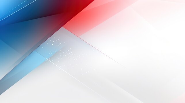 Abstract blue and red diagonal lines on a white background with blurred edges, modern graphic design for website, social media or presentation
