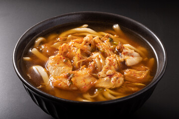 豚キムチうどん