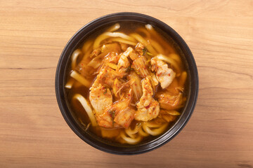 豚キムチうどん