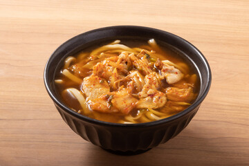 豚キムチうどん