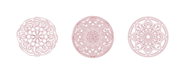 Mandala Pattern Design Editable Vector or EPS