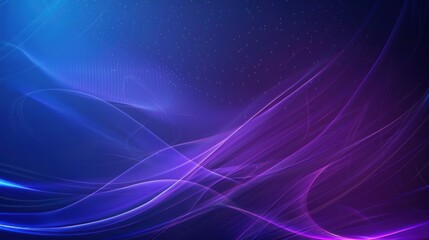 Fototapeta premium Abstract Blue and Purple Waves Background
