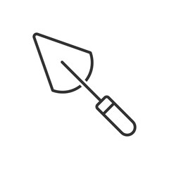 Trowel Icon - Construction Tool Icon Sign Symbol