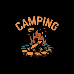 Camping T Shirt design Camping t shirt design free Adventure t shirt design free Teplatte