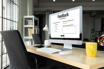 Customer feedback and review analysis by modish computer software for corporate business