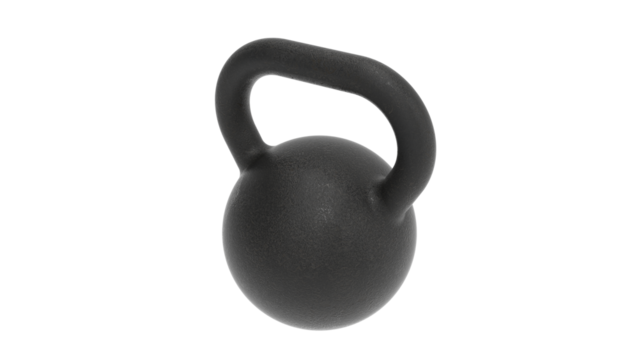 kettlebell isolated in transparent background