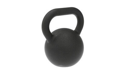 kettlebell isolated in transparent background