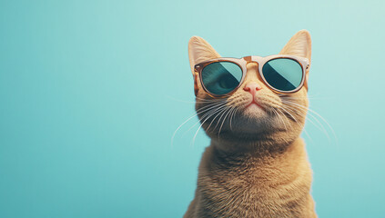 Cool Cat in Sunglasses.