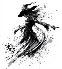 Witch in Motion.