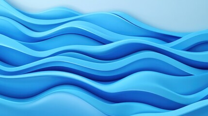 Fototapeta premium Abstract Blue Waves