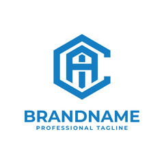 Letters CAI Hexagon Logo, for CAI, CIA, ACI, AIC, ICA, IAC initials