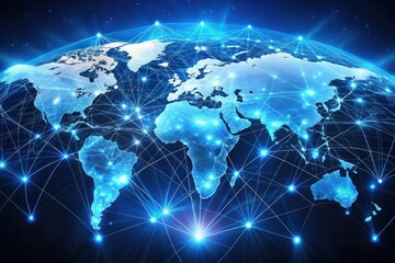 Global Connection Lines Data Exchange, Pandemic, Computer Virus