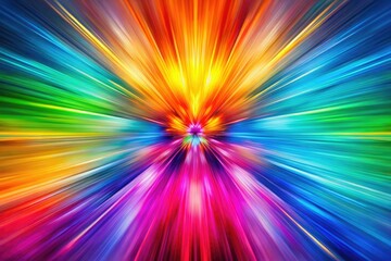 Obraz premium Bright and colorful rainbow blur background designed for artistic projects, providing a striking visual element to enhance creative designs and inspire imaginative artwork.