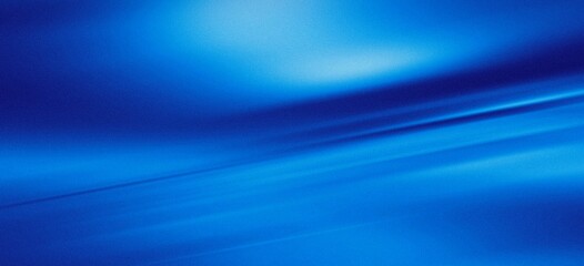 Obraz premium Blue light glowing grainy gradient, noisy texture abstract background cover design banner header.
