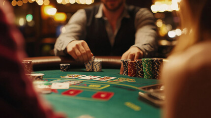 Blackjack card game 