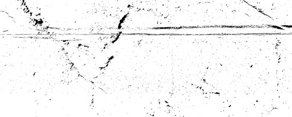 Worn black grunge texture. Dark grainy texture on white background. Dust wall overlay textured. Grunge black and white background. Abstract texture old surface. Monochrome pattern of stains, scratches