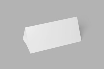 Landscape tent card for mockup