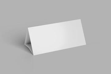 Landscape tent card for mockup